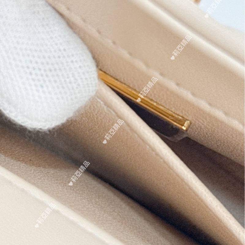 莉亞精品♡Chanel AS3828 愛心調節釦19cm 淺米色 二手-15