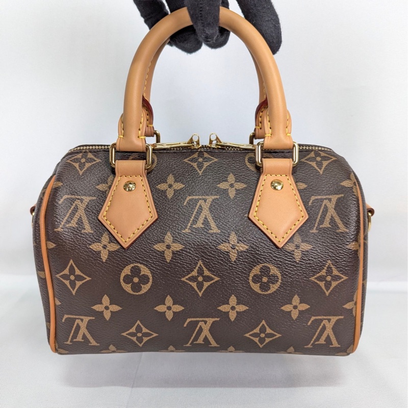 莉亞精品♡ LV M45948 Speedy20 桃粉背帶 二手-2