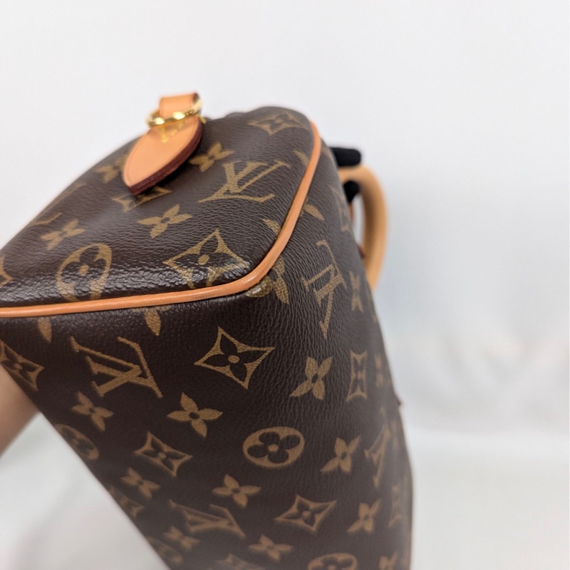 莉亞精品♡ LV M45948 Speedy20 桃粉背帶 二手-7