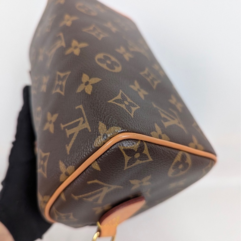 莉亞精品♡ LV M45948 Speedy20 桃粉背帶 二手-8