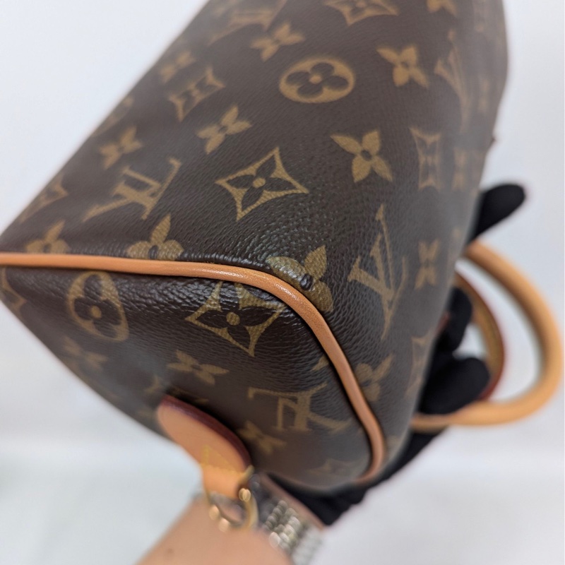 莉亞精品♡ LV M45948 Speedy20 桃粉背帶 二手-9