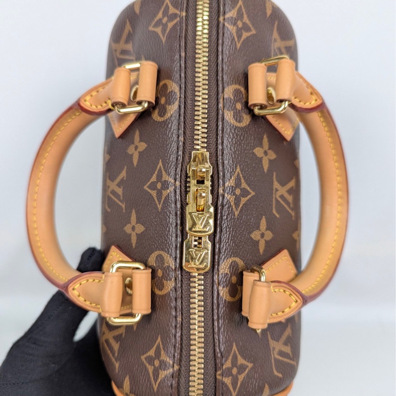 莉亞精品♡ LV M45948 Speedy20 桃粉背帶 二手-11
