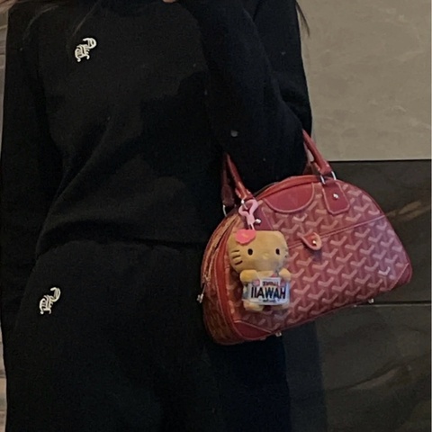 ✨Goyard｜老花保齡球包/手提半月波士頓｜99新
