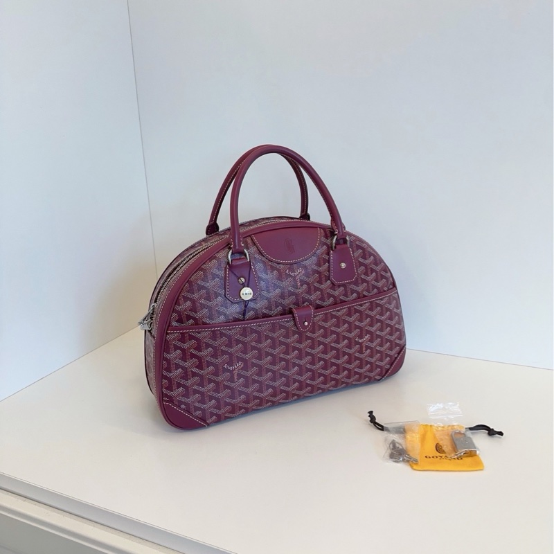 ✨Goyard｜老花保齡球包/手提半月波士頓｜99新-2