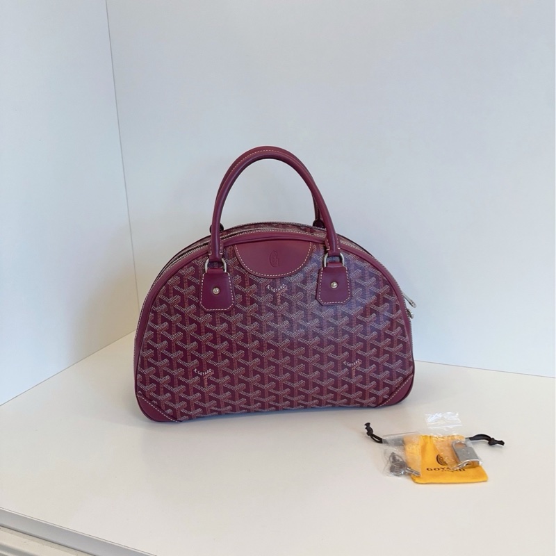 ✨Goyard｜老花保齡球包/手提半月波士頓｜99新-3