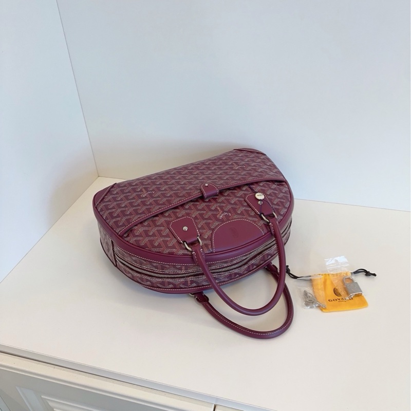 ✨Goyard｜老花保齡球包/手提半月波士頓｜99新-5