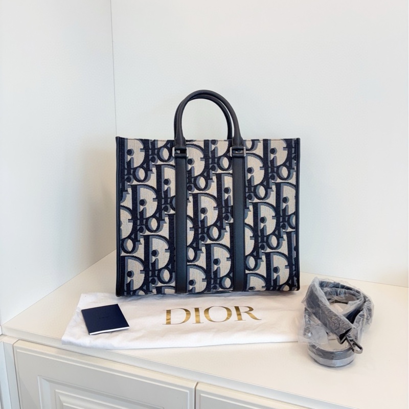 ✨Dior｜East-West Oblique 老花大logo｜托特包tote｜99閒置新-1