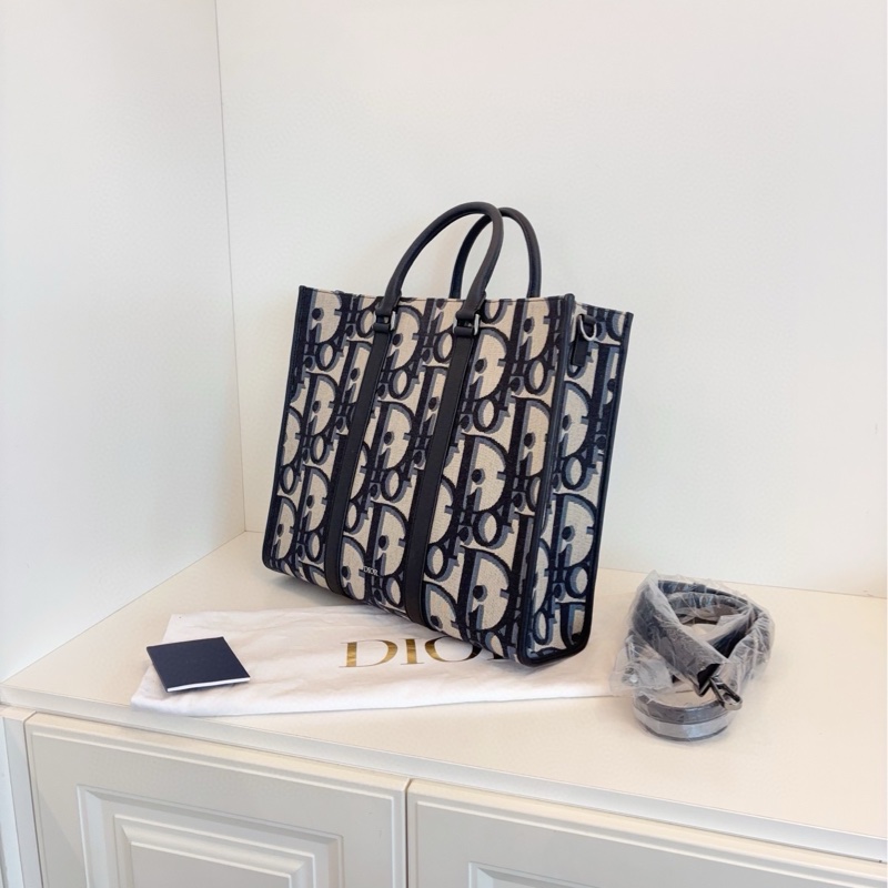 ✨Dior｜East-West Oblique 老花大logo｜托特包tote｜99閒置新-3