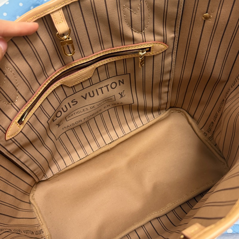 Louis Vuitton Neverfull MM (beige)-4
