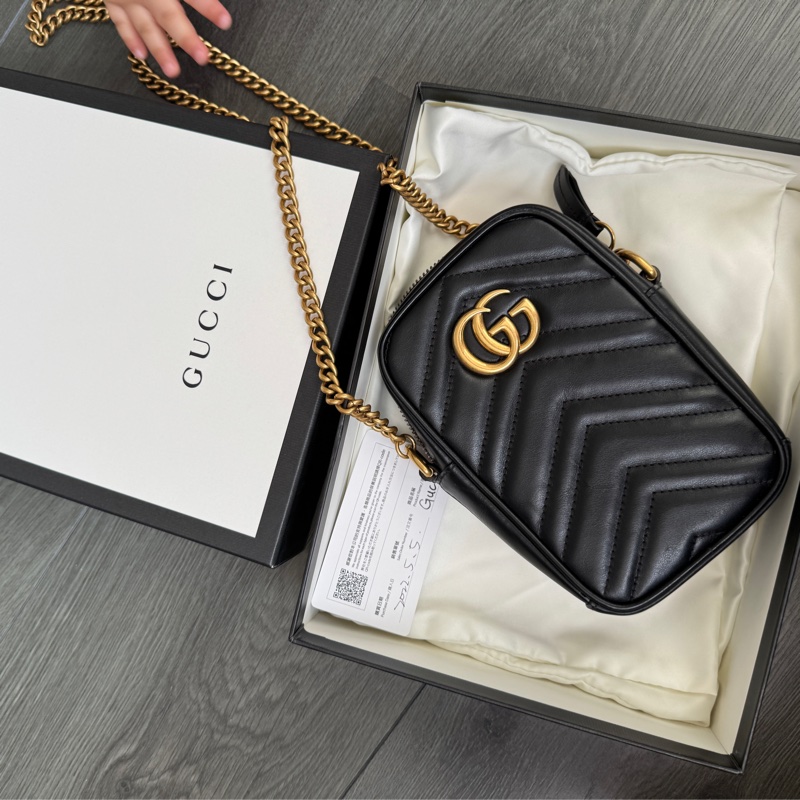 gucci 馬夢系列手機包！防潮箱保存！-0