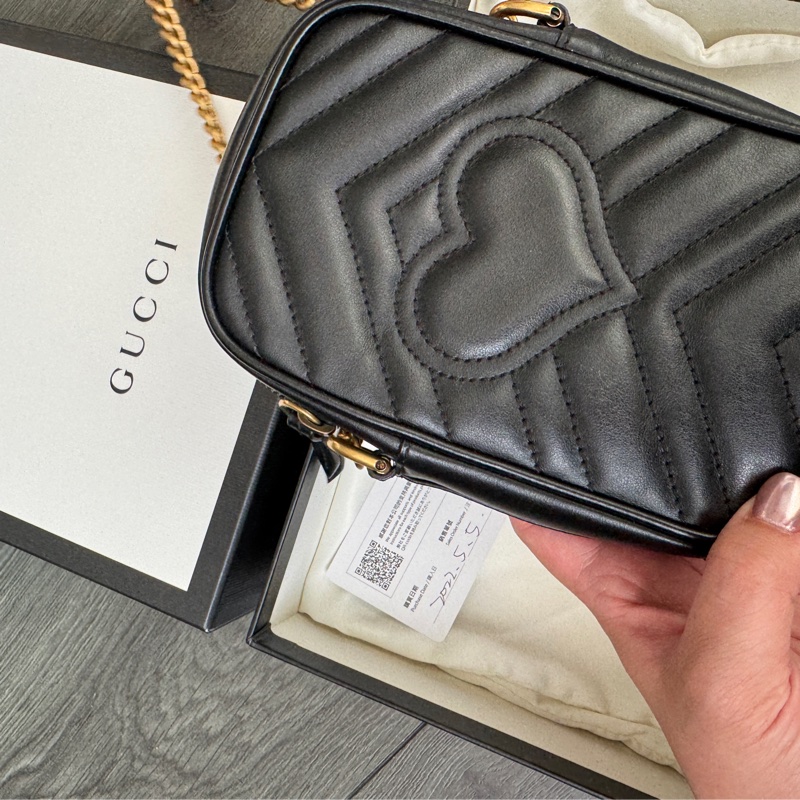 gucci 馬夢系列手機包！防潮箱保存！-1