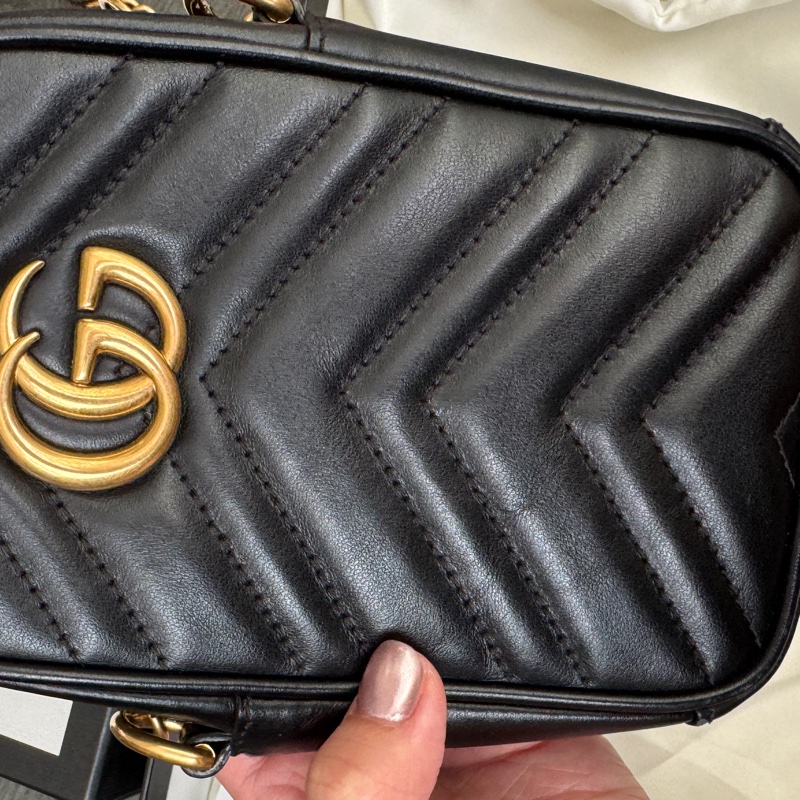 gucci 馬夢系列手機包！防潮箱保存！-6