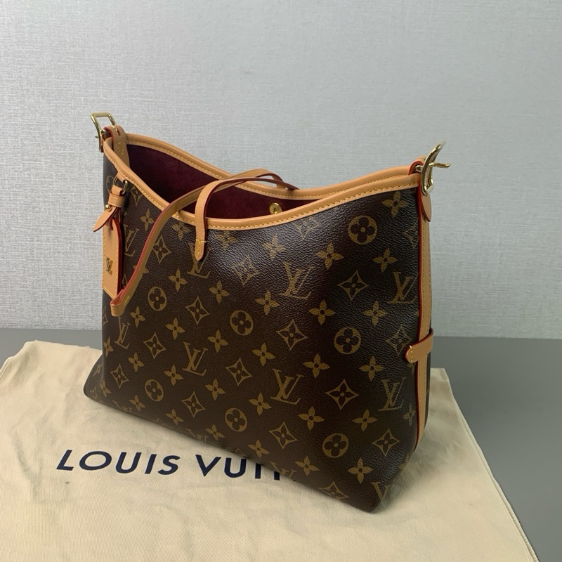 👜LV路易威登｜carryall小號老花子母購物袋｜芯片款99新-4