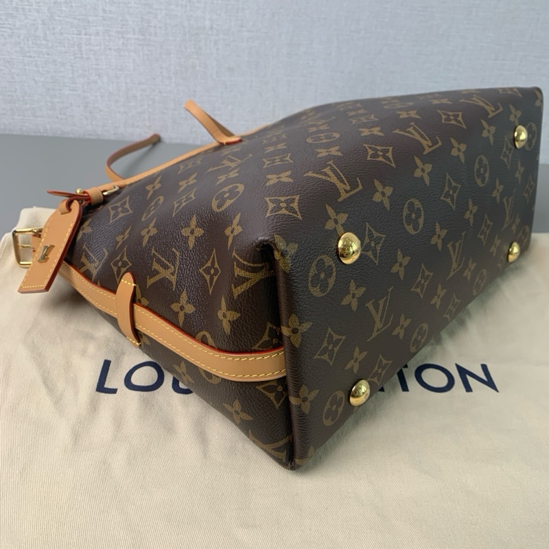 👜LV路易威登｜carryall小號老花子母購物袋｜芯片款99新-6