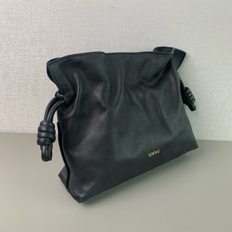 ✨Loewe 羅意威｜Flamenco 黑色福袋包｜98新-2