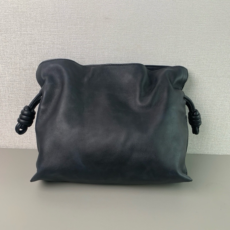 ✨Loewe 羅意威｜Flamenco 黑色福袋包｜98新-4