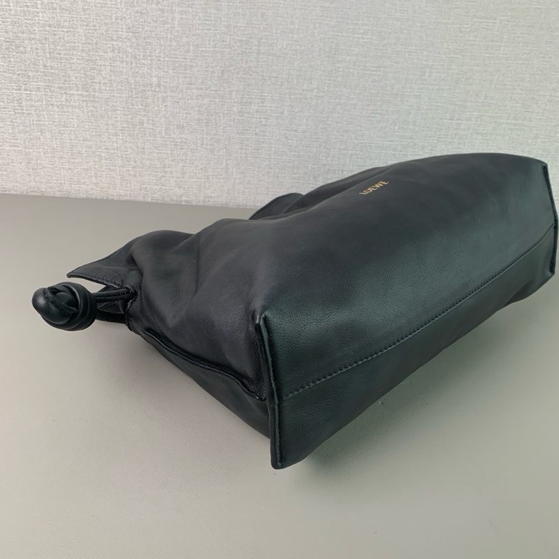 ✨Loewe 羅意威｜Flamenco 黑色福袋包｜98新-5