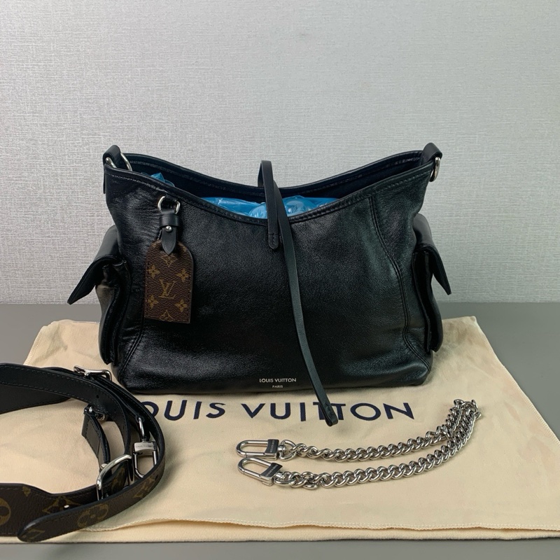 👜LV路易威登｜carryall cargo黑武士小號｜芯片款99新-1