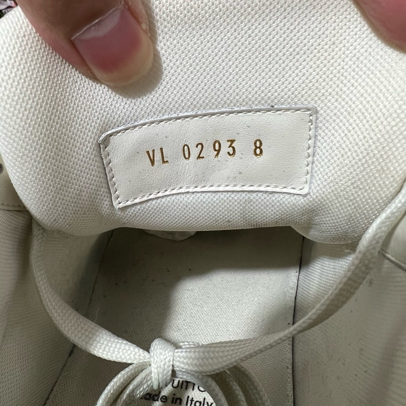 Louis Vuitton路易威登 trainer 蜡笔 白蓝色 马卡龙 42码-7
