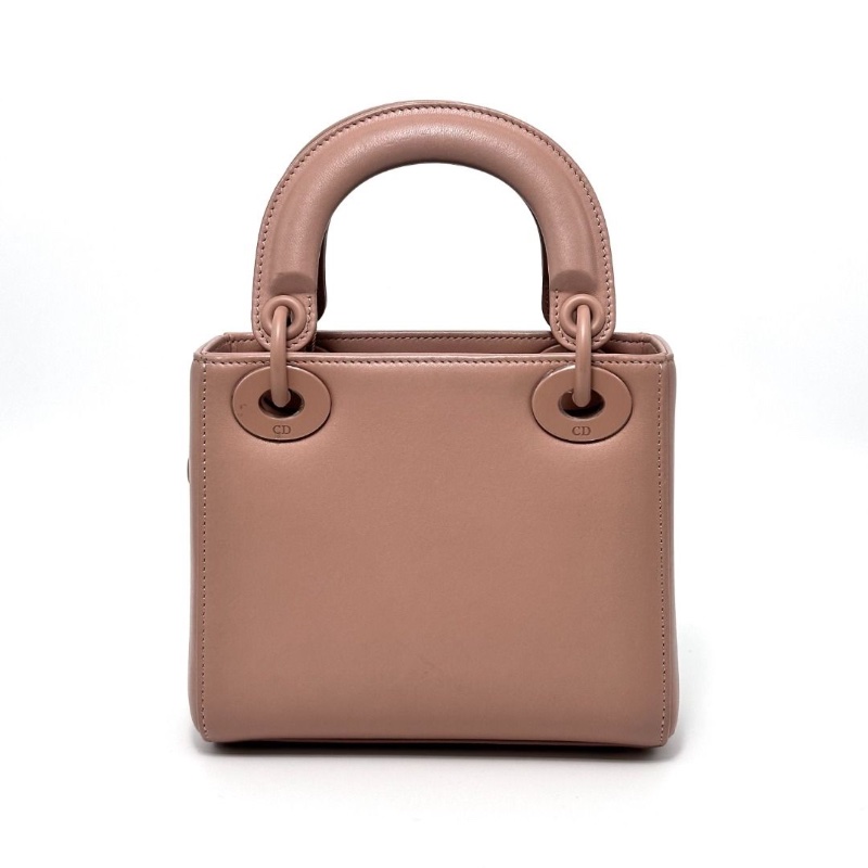 DIOR 情人節限定粉色浮雕花 手提肩背斜背包 17*15*8 9新 配件盒子 塵袋-3