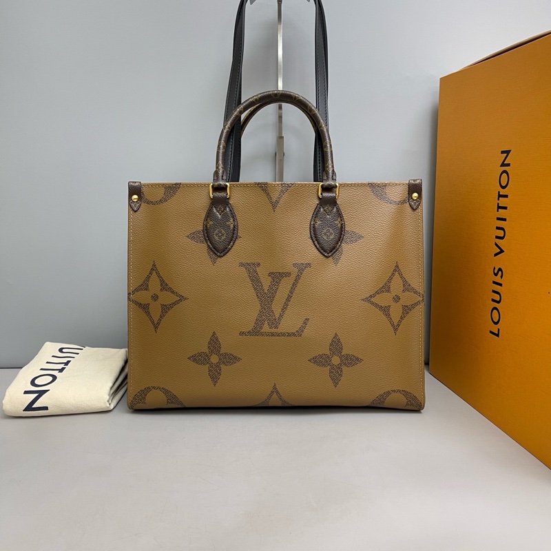 🌷新款芯片款！Louis Vuitton Onthgo 雙色中號-0