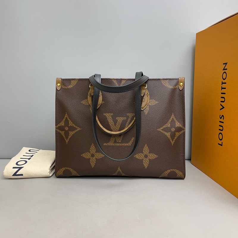 🌷新款芯片款！Louis Vuitton Onthgo 雙色中號-1