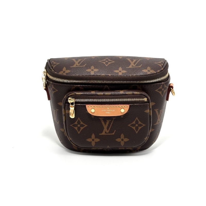 LV 經典老花bumbag mini腰包 芯片款 18*14*6  9新. 配件盒子 塵袋-3
