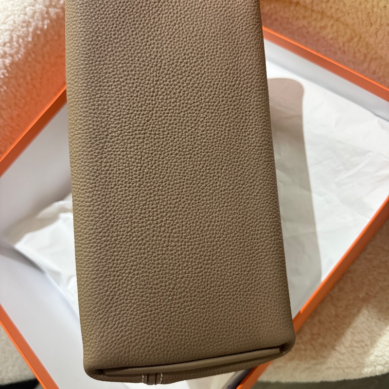 全新未使用Hermes 愛馬仕2424 29大象灰金扣-11
