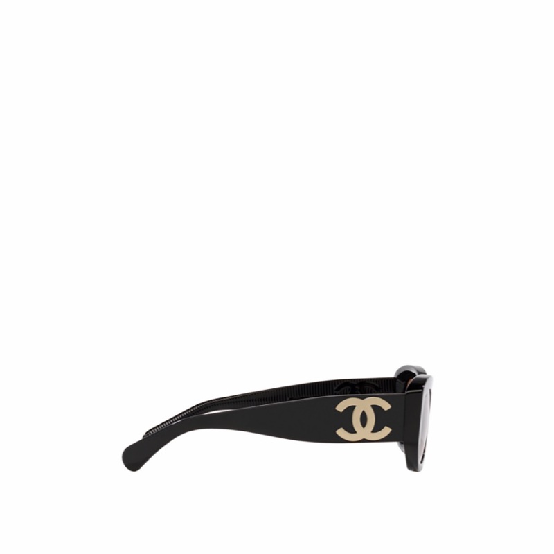 Chanel 女士 徽標太陽鏡55 均碼碼橋寬: 1.8cm; 鏡腿長: 14cm; 鏡片直徑: 5.5cm-3