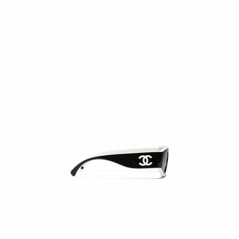 Chanel 女士 徽標太陽鏡54 均碼碼鏡腿長: 14cm; 鏡片直徑: 5.4cm-1
