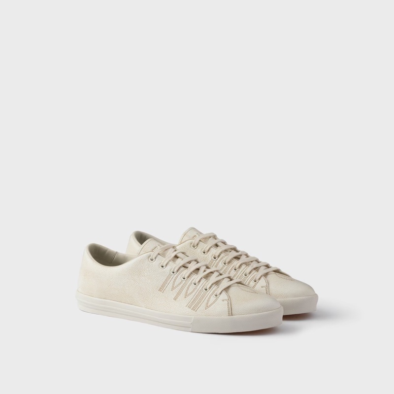 Prada 男士 系帶低幫休閒鞋UK-6 UK-6.5 UK-7 UK-7.5 UK-8 UK-8.5 UK-9 UK-9.5 UK-10碼-1