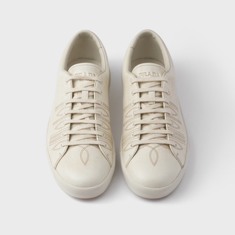 Prada 男士 系帶低幫休閒鞋UK-6 UK-6.5 UK-7 UK-7.5 UK-8 UK-8.5 UK-9 UK-9.5 UK-10碼-2