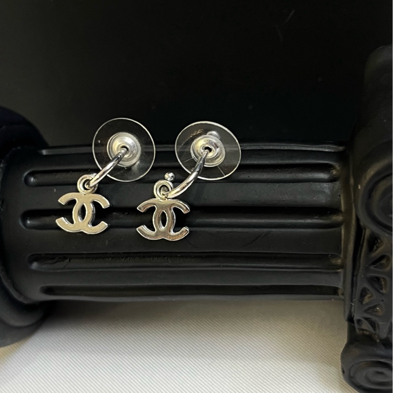 香奈兒 Chanel耳環 經典雙C吊墜耳環 耳釘-1