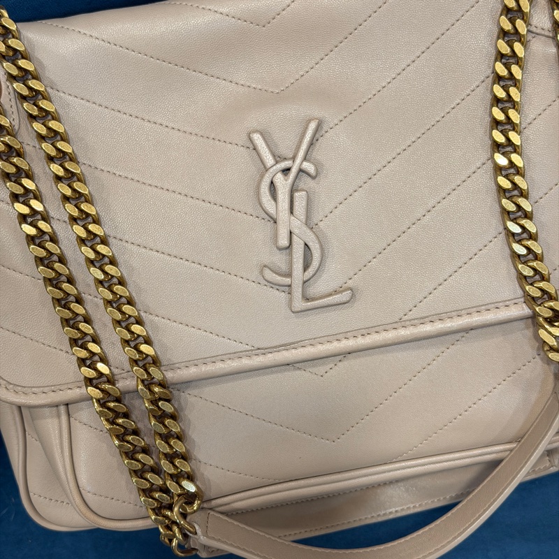 全新新款🈶購證❤️ #ysl #奶茶色 #D釦 #niki #中號-6