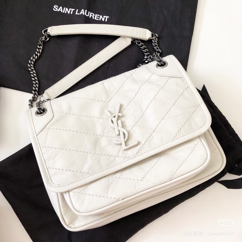 全新新款🈶購證❤️ #ysl #冰川白 #D釦 #niki #小號-2