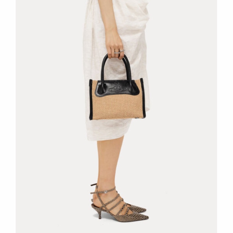 Vivienne Westwood 女士 Troy 小號手提斜挎包均碼碼24cm*10cm*18cm-4