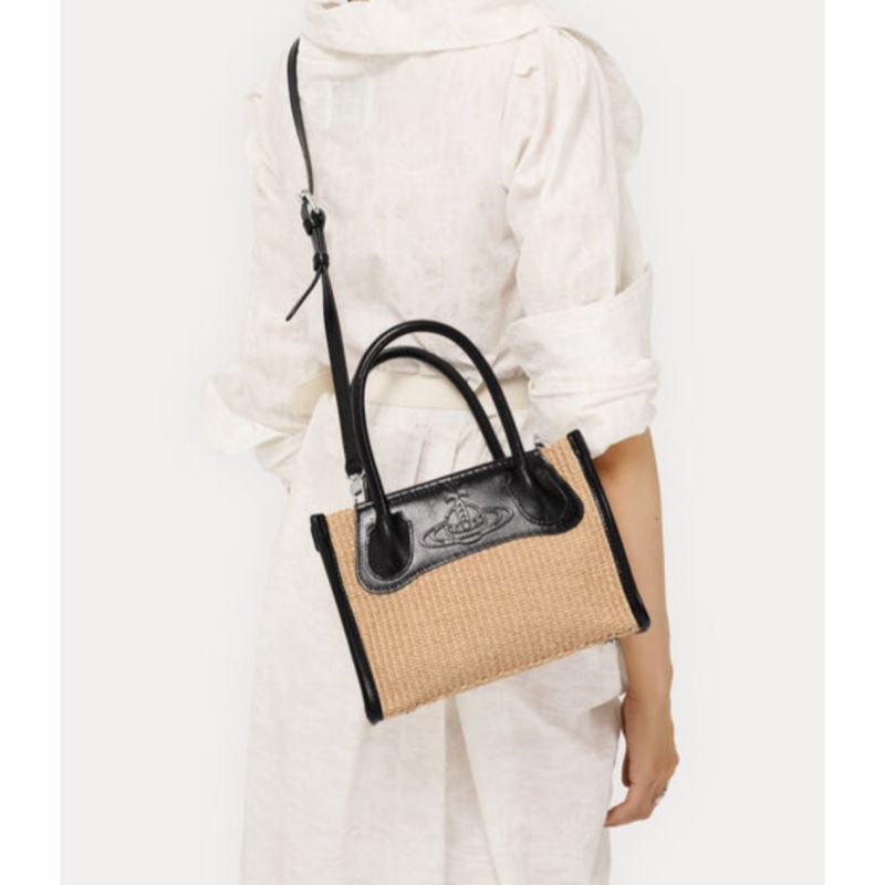 Vivienne Westwood 女士 Troy 小號手提斜挎包均碼碼24cm*10cm*18cm-5