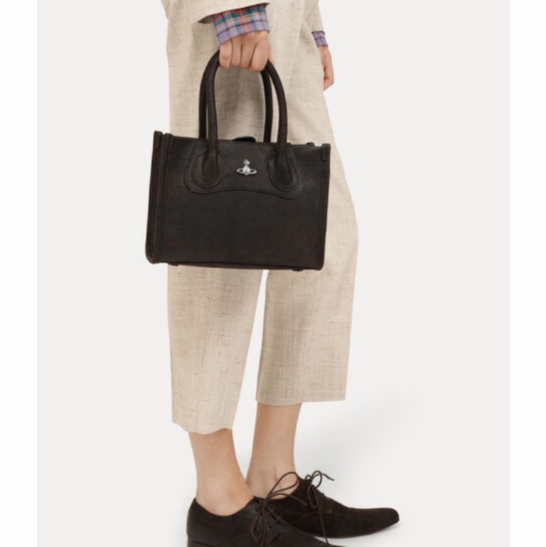 Vivienne Westwood 女士 Troy 小號手提斜挎包 24cm*10cm*18cm-2