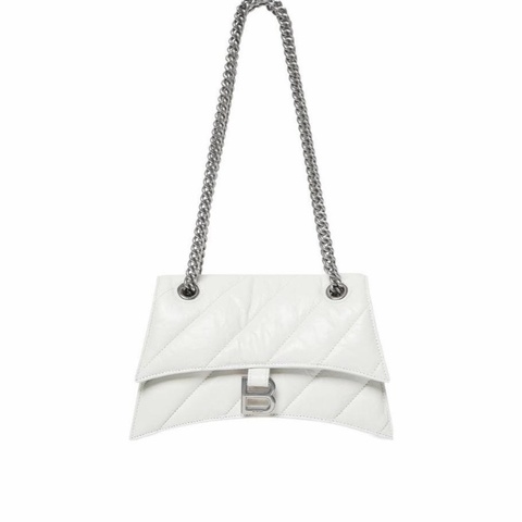 Balenciaga 女士 CRUSH 小號鏈條單肩包均碼碼常規、25 X 8 X 15 CM