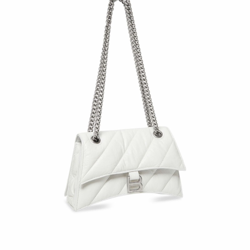 Balenciaga 女士 CRUSH 小號鏈條單肩包均碼碼常規、25 X 8 X 15 CM-1