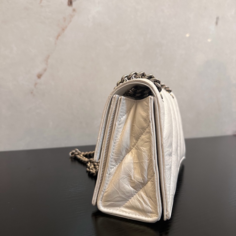 Balenciaga 女士 CRUSH 小號鏈條單肩包均碼碼常規、25 X 8 X 15 CM-3