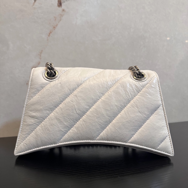 Balenciaga 女士 CRUSH 小號鏈條單肩包均碼碼常規、25 X 8 X 15 CM-5