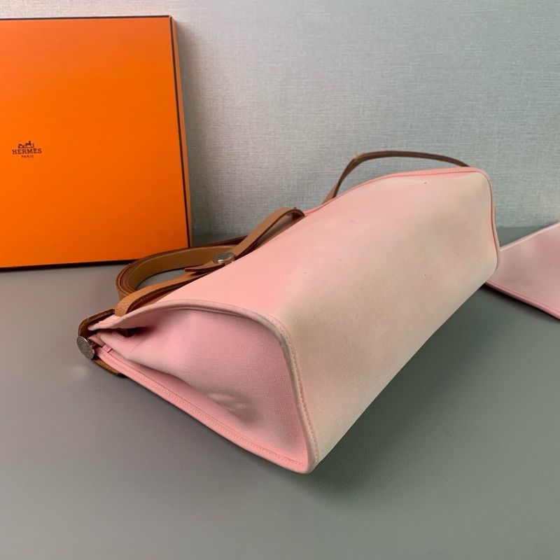 🐎Hermes愛馬仕｜櫻花粉herbag31｜手提單肩斜挎包｜95新T刻-5