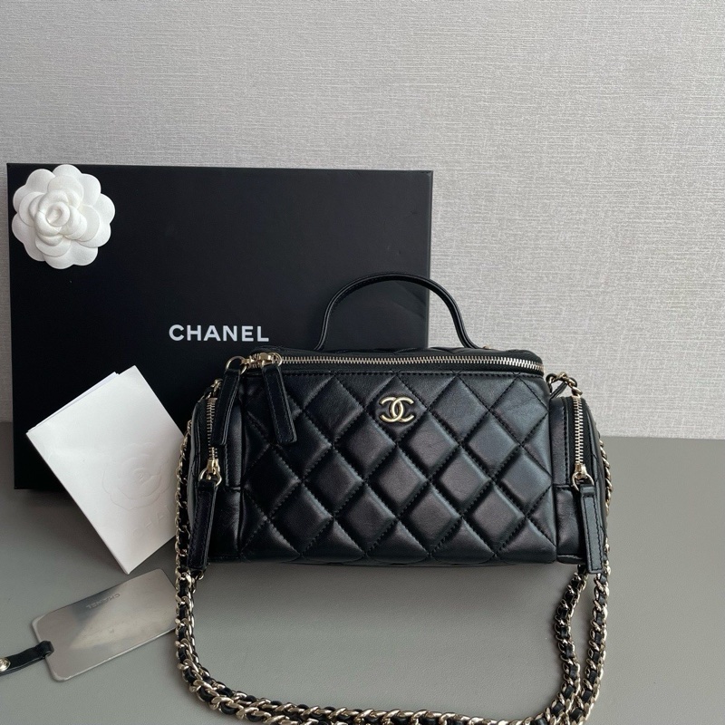 💎Chanel香奈兒|24K黑金相機包 |手提單肩斜挎包|97新芯片款-1