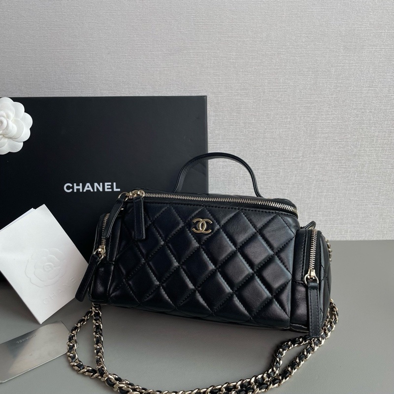💎Chanel香奈兒|24K黑金相機包 |手提單肩斜挎包|97新芯片款-3