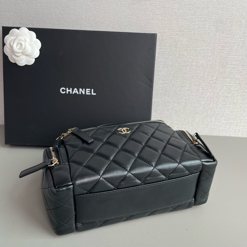 💎Chanel香奈兒|24K黑金相機包 |手提單肩斜挎包|97新芯片款-5