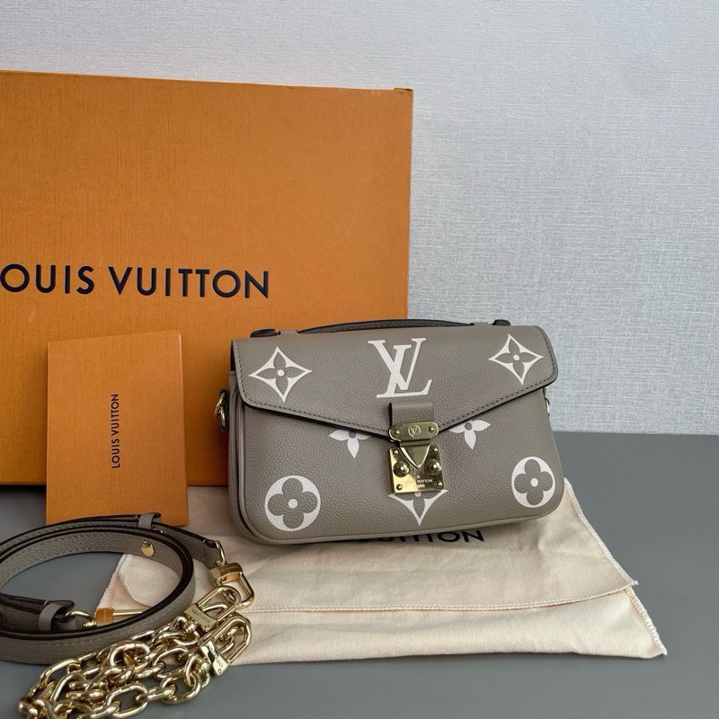 👜LV路易威登|大象灰小郵差包| 99新|芯片款-2