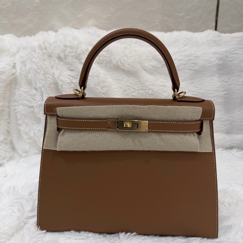 Hermes/ Kelly 25/ 金棕金扣/ Y刻-1