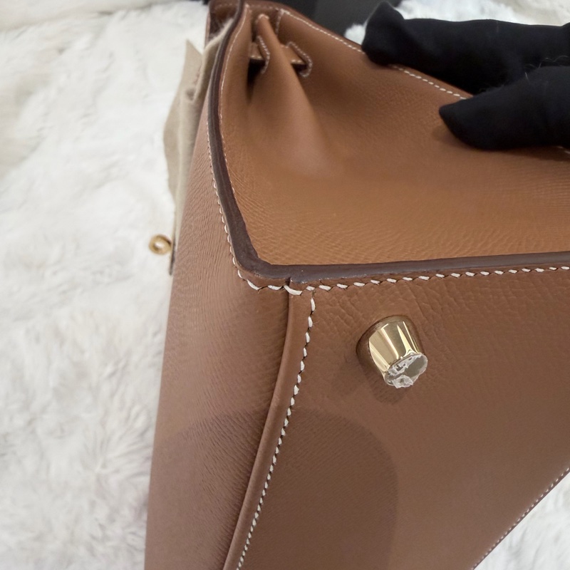 Hermes/ Kelly 25/ 金棕金扣/ Y刻-8
