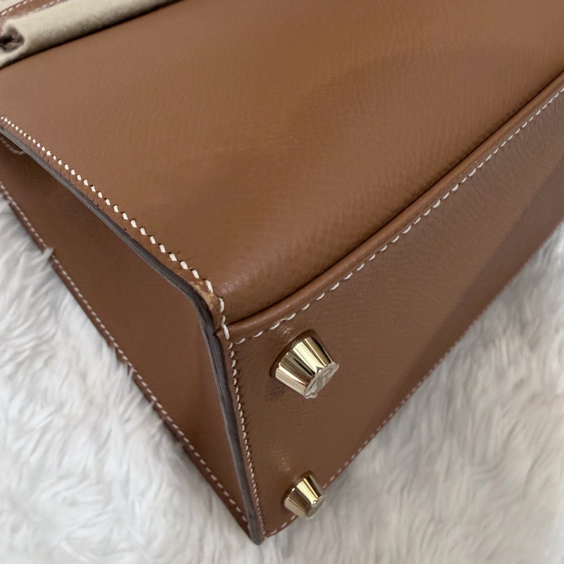 Hermes/ Kelly 25/ 金棕金扣/ Y刻-9